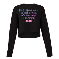 Being Different Is No Bad Thing  36 Cropped Sweater | Artistshot