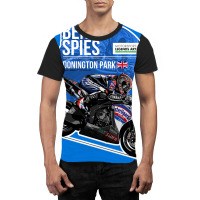 Motorcycle Ben Spies   2009 Donington Park Graphic T-shirt | Artistshot