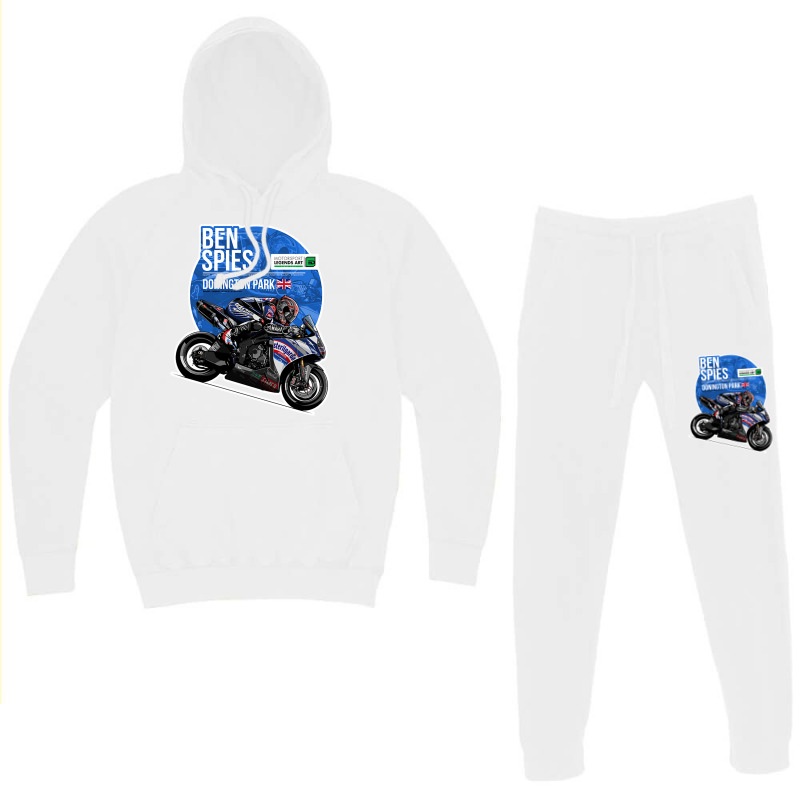 Motorcycle Ben Spies   2009 Donington Park Hoodie & Jogger set by rouassbielln | Artistshot