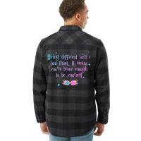 Being Different Is No Bad Thing  31 Flannel Shirt | Artistshot