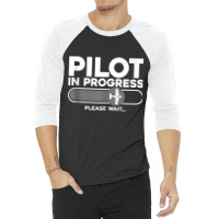 Pilot Art Men Women Airline Future Pilot Aviation  3/4 Sleeve Shirt | Artistshot