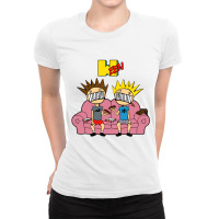 Boogvis And Boog Head Ladies Fitted T-shirt | Artistshot