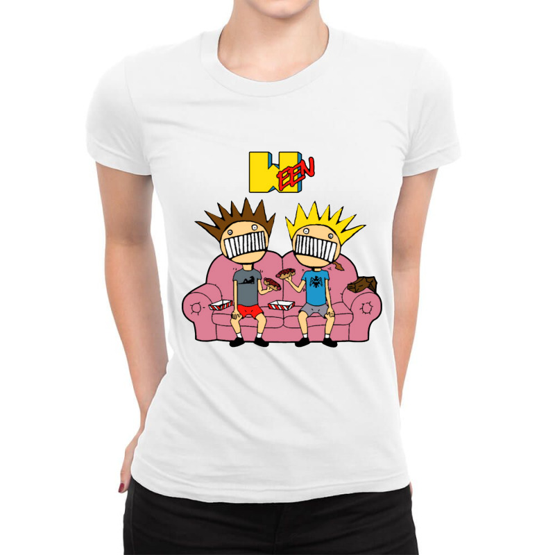 Boogvis And Boog Head Ladies Fitted T-Shirt by Jas Jus Art | Artistshot