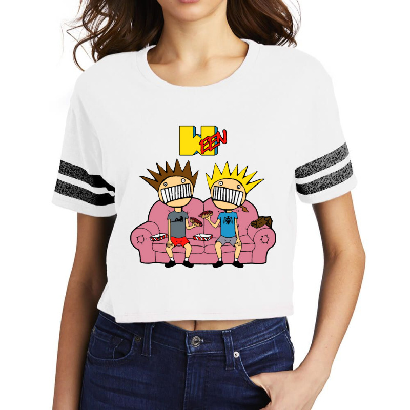 Boogvis And Boog Head Scorecard Crop Tee by Jas Jus Art | Artistshot