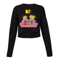 Boogvis And Boog Head Cropped Sweater | Artistshot