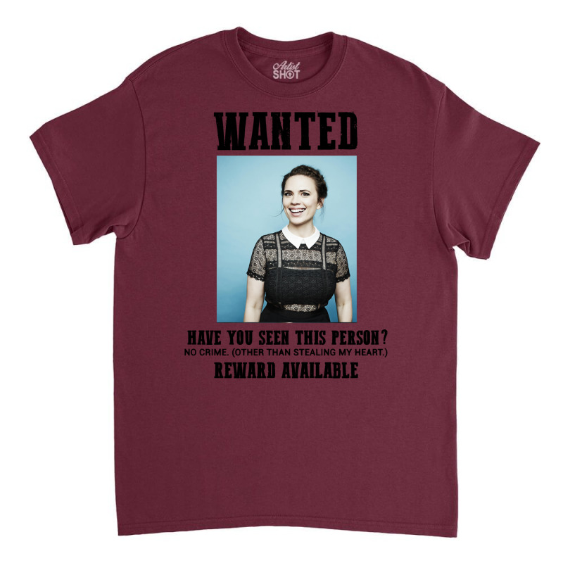 My Favorite People Wanted Hayley Atwell Funny Grap Classic T-shirt by rouassbielln | Artistshot