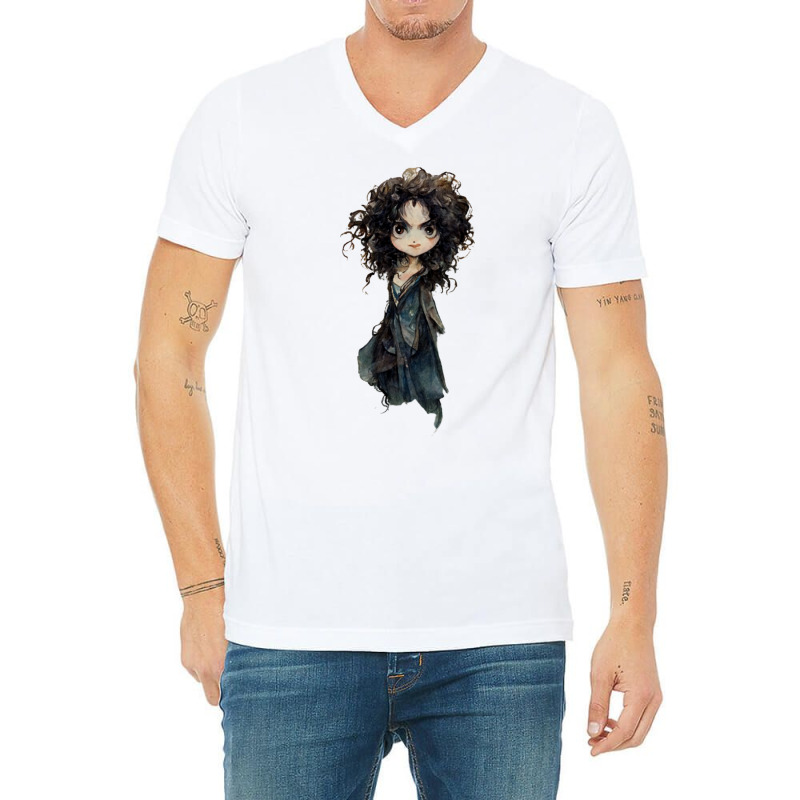 Bellatrix Lestrange 45 V-Neck Tee by wilktopick1 | Artistshot