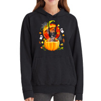 Boston Terrier Witch Pumpkin Halloween Dog Lover F Vintage Hoodie | Artistshot