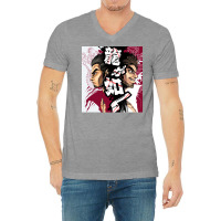 Yakuza Japan Dragon V-neck Tee | Artistshot