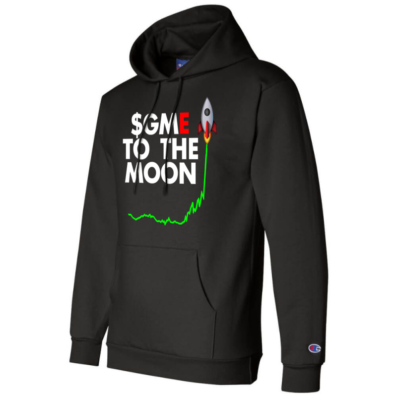 Gamestop Stock $gme To The Moon Champion Hoodie by DanielPatrickGrasseschi | Artistshot