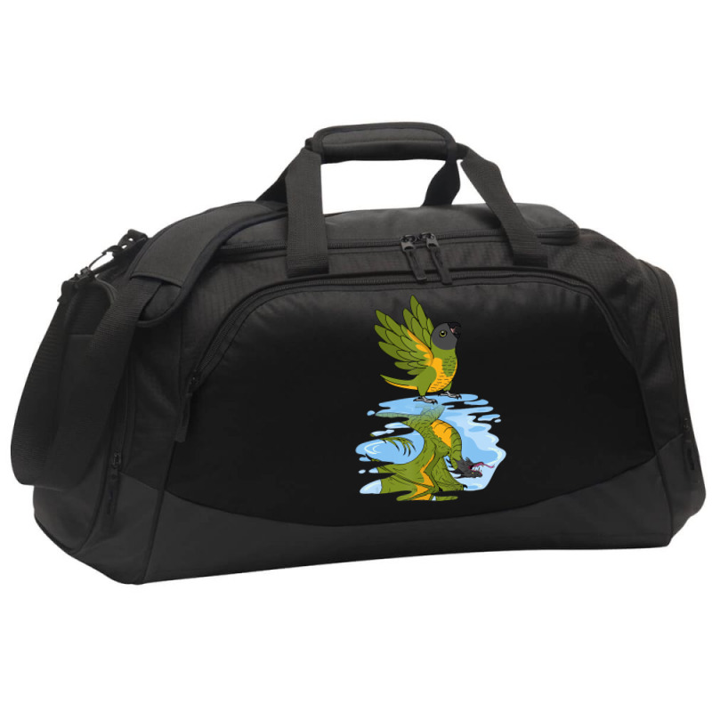 Parrot & Dragon Reflection I Senegal Parrot T Shir Active Duffel | Artistshot