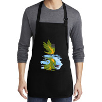 Parrot & Dragon Reflection I Senegal Parrot T Shir Medium-length Apron | Artistshot