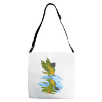 Parrot & Dragon Reflection I Senegal Parrot T Shir Adjustable Strap Totes | Artistshot