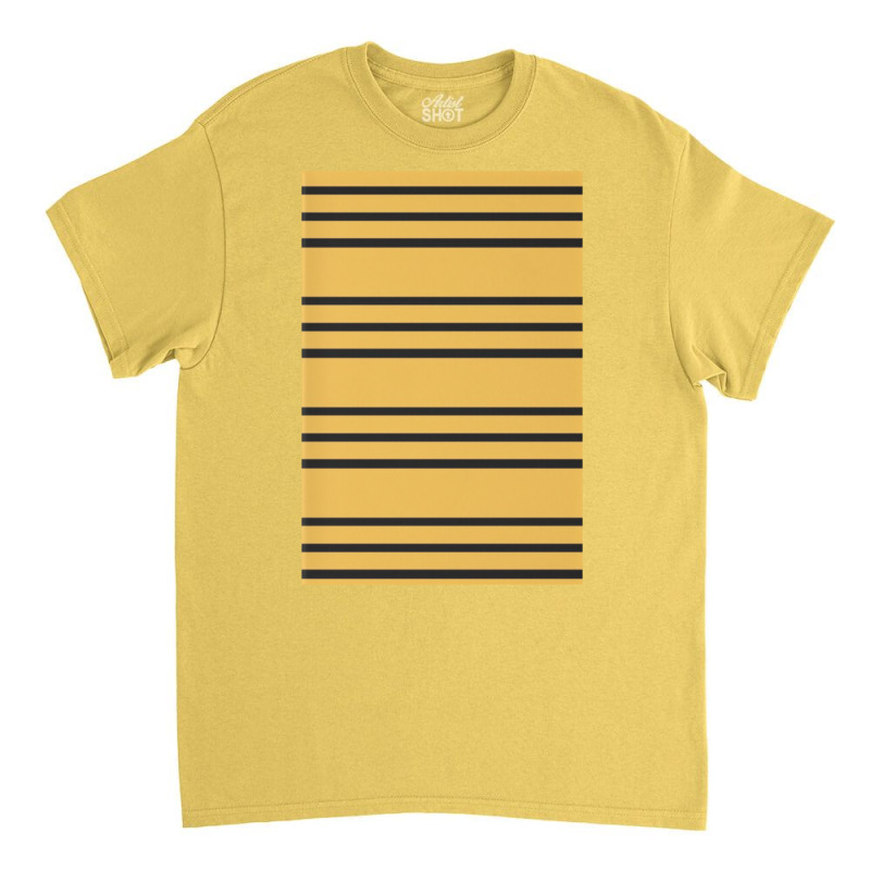 Black And Yellow Stripe Classic T-shirt by cobelldanishr | Artistshot