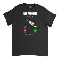 Violin Violin Orchestra Musical Instrument (9) Classic T-shirt | Artistshot