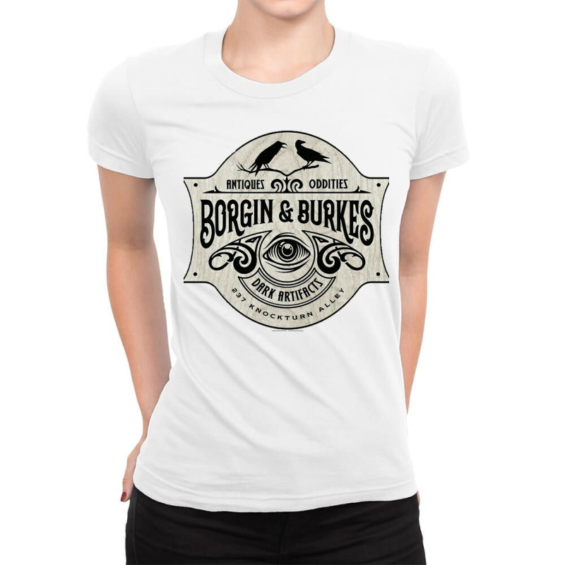 Borgin N Burkes 21 Ladies Fitted T-Shirt by alfanomearsb | Artistshot