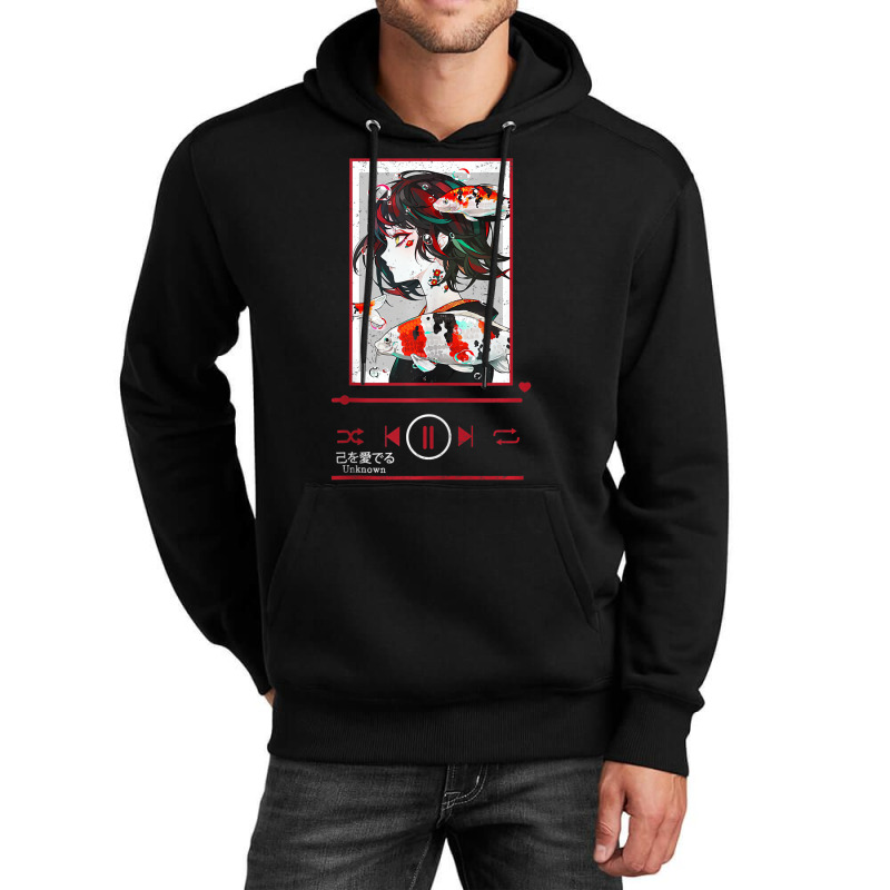 Anime Girl Japanese Aesthetic Anime Otaku Music Pl Unisex Hoodie | Artistshot