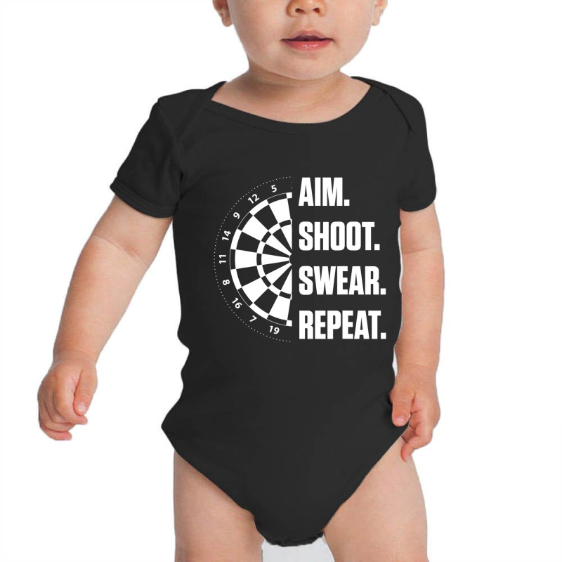 Darts Problems Dartboard Fun Hobby Dart Player T S Baby Bodysuit by refahnes | Artistshot