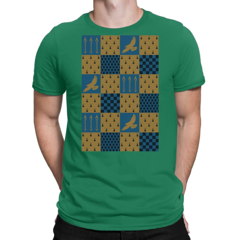 Blue And Yellow Bird Pattern T-Shirt by laphammerlox | Artistshot