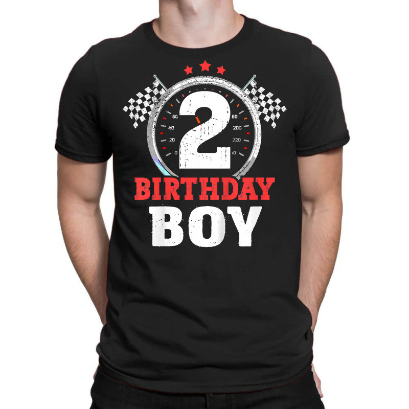 Kids Birthday Boy 2 Two Race Car 2nd Birthday Raci T-shirt | Artistshot