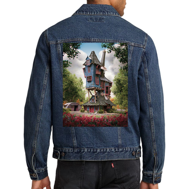 Brrow 23 Men Denim Jacket by wilktopick1 | Artistshot