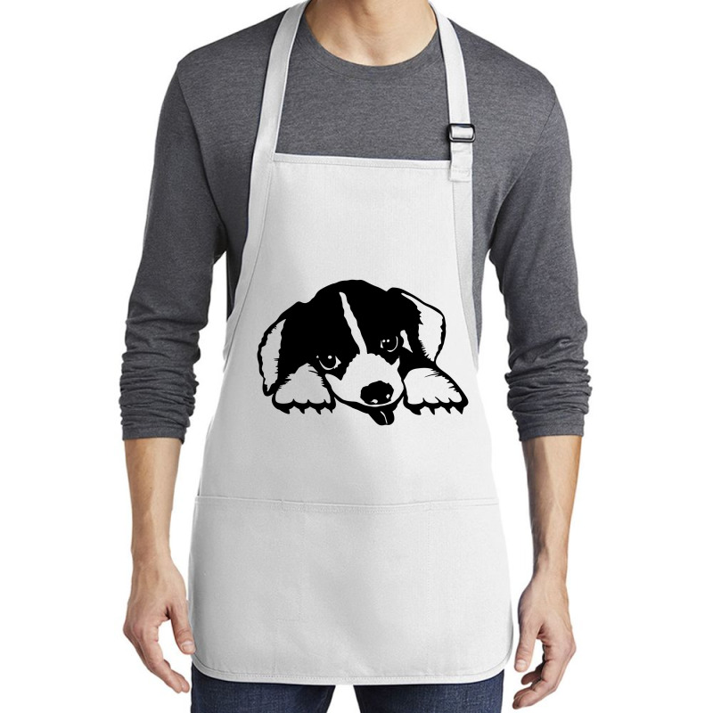 Puppy Cute Medium-length Apron | Artistshot