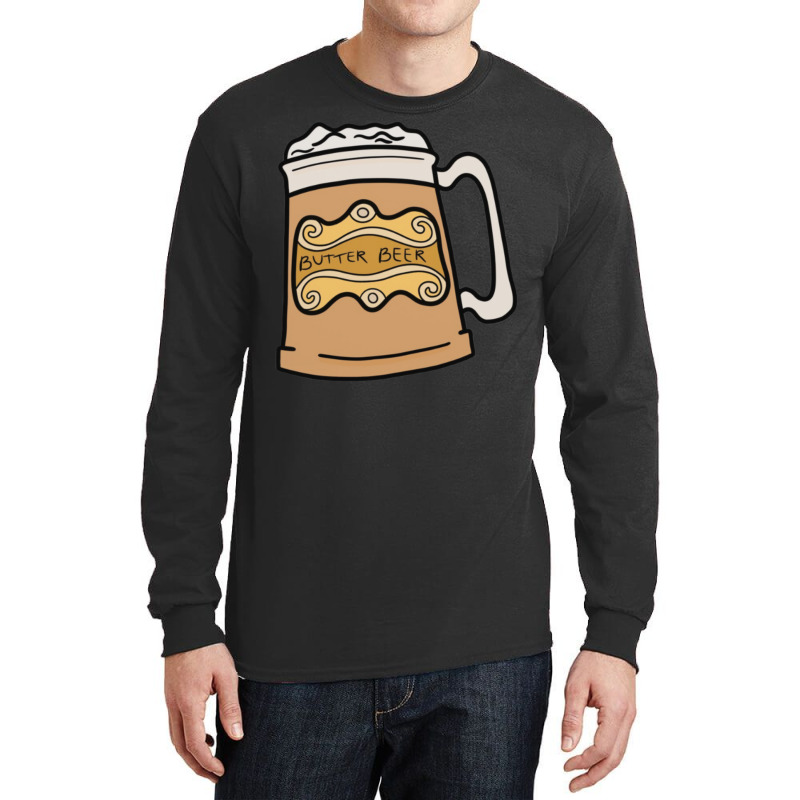 Butter Beer Long Sleeve Shirts by alfanomearsb | Artistshot