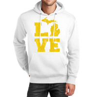 Michigan Love Mi Vintage Sweatshirt Unisex Hoodie | Artistshot