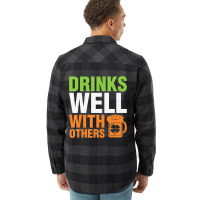 Irish Beer Drink Shamrock Happy Saint Patrick Flannel Shirt | Artistshot