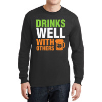 Irish Beer Drink Shamrock Happy Saint Patrick Long Sleeve Shirts | Artistshot