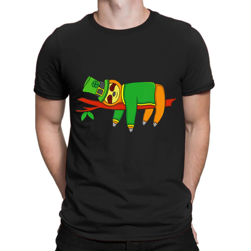 Leprechaun Sloth St Patricks Day Irish Shamrock T-shirt | Artistshot