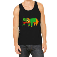 Leprechaun Sloth St Patricks Day Irish Shamrock Tank Top | Artistshot