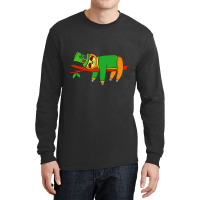 Leprechaun Sloth St Patricks Day Irish Shamrock Long Sleeve Shirts | Artistshot