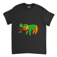 Leprechaun Sloth St Patricks Day Irish Shamrock Classic T-shirt | Artistshot