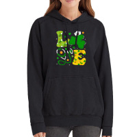 Funny Irish Nurse St Patrick's Day Shamrock Love Vintage Hoodie | Artistshot