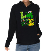 Funny Irish Nurse St Patrick's Day Shamrock Love Lightweight Hoodie | Artistshot