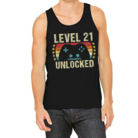 Gaming Vintage 21st Birthday Gift 21 Year Old Boy  Tank Top | Artistshot