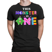 Kids This Monster Is One Year 1st Birthday Party F T-shirt | Artistshot