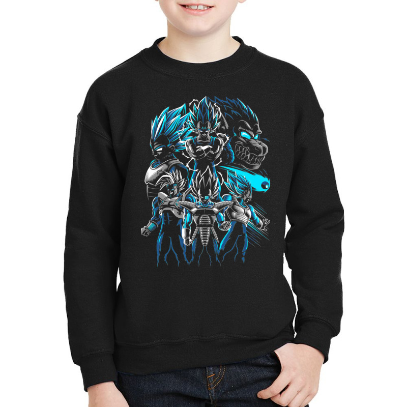 Vegeta All Edition Youth Sweatshirt by CurtisDaleCochran | Artistshot