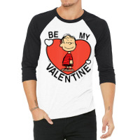 Peanuts Valentine Linus Heart T Shirt 3/4 Sleeve Shirt | Artistshot