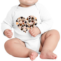 Diversity Hearts Skin Tones Humanity's Colors Love Long Sleeve Baby Bodysuit | Artistshot