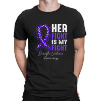 Her Fight Is My Fight Ribbon Domestic Violence Awa T-shirt | Artistshot