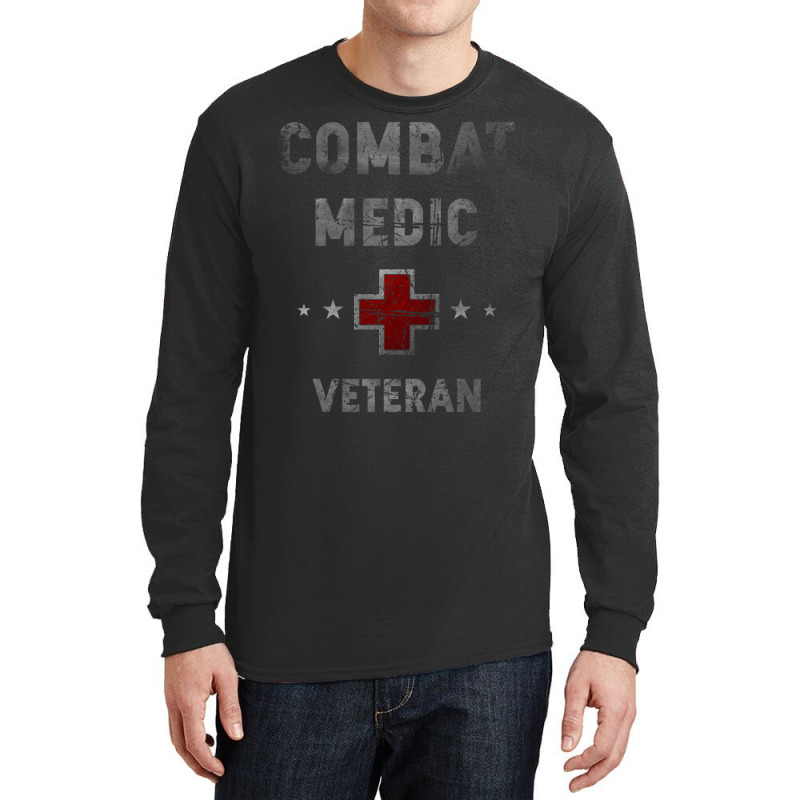 Army Combat Medic Veteran Pullover Hoodie Long Sleeve Shirts by yucalsye | Artistshot