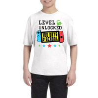 Level Unlocked 100 Days Of School Gamer Graphic Ar Youth Tee | Artistshot