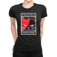 Cristmas Makes Me Angry Ladies Fitted T-shirt | Artistshot