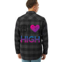 Bisexual Bi Pride Flag Bi And Probably High T Shir Flannel Shirt | Artistshot