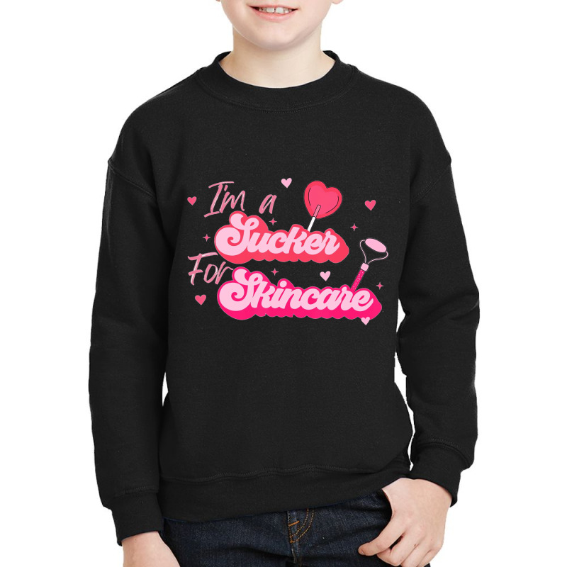 Sucker For Skincare Valentine's Skin Therapist Est Youth Sweatshirt | Artistshot