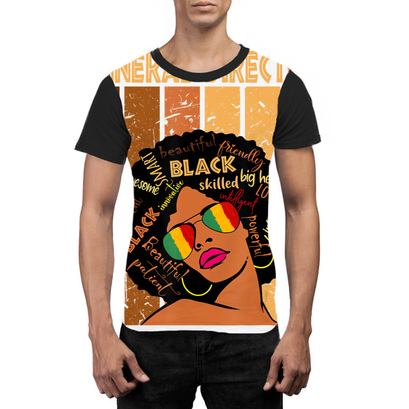 Funeral Director Afro African American Black Histo Graphic T-shirt by bonne | Artistshot