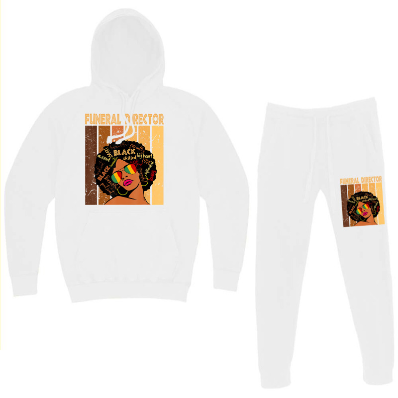 Funeral Director Afro African American Black Histo Hoodie & Jogger set by bonne | Artistshot