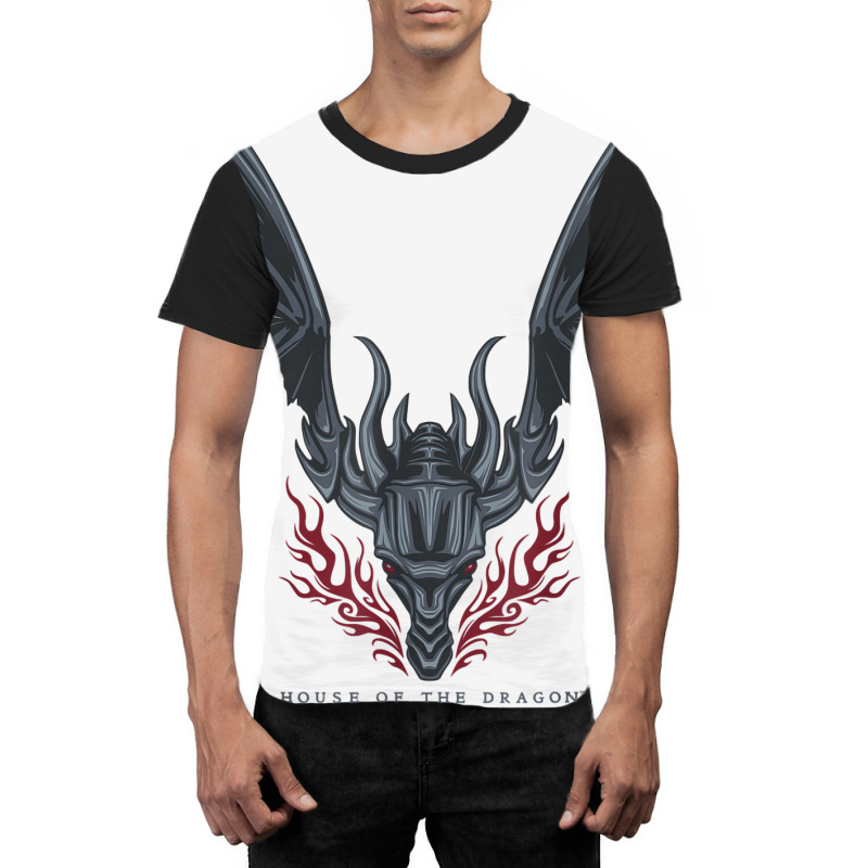 House Of The Dragon Flames In Flight T Shirt Graphic T-shirt | Artistshot